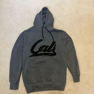 Cali Print Grey Hoodie